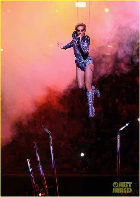 lady gaga super bowl jump